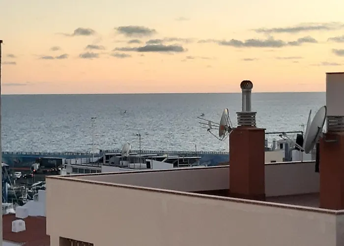 公寓 Cristianos Luxury Sea View *